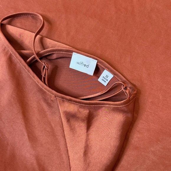 Aritzia Wilfred Only Slip Satin Dress - Picture 9 of 9